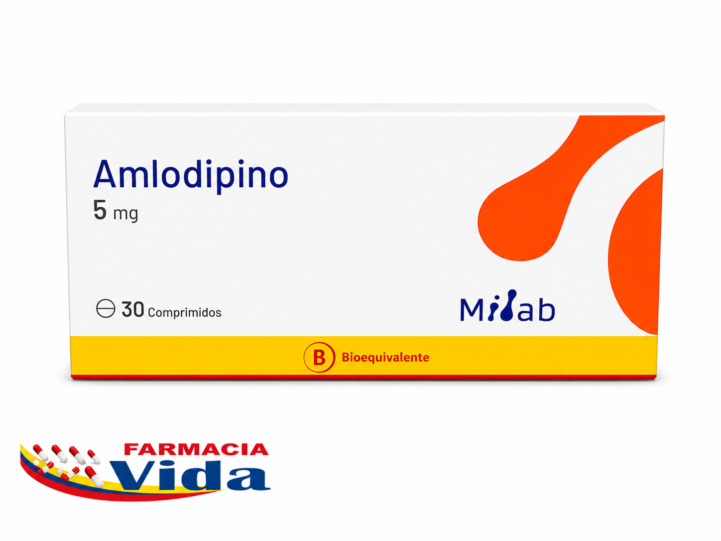 AMLODIPINO 5MG X 30 COM MINTLAB 