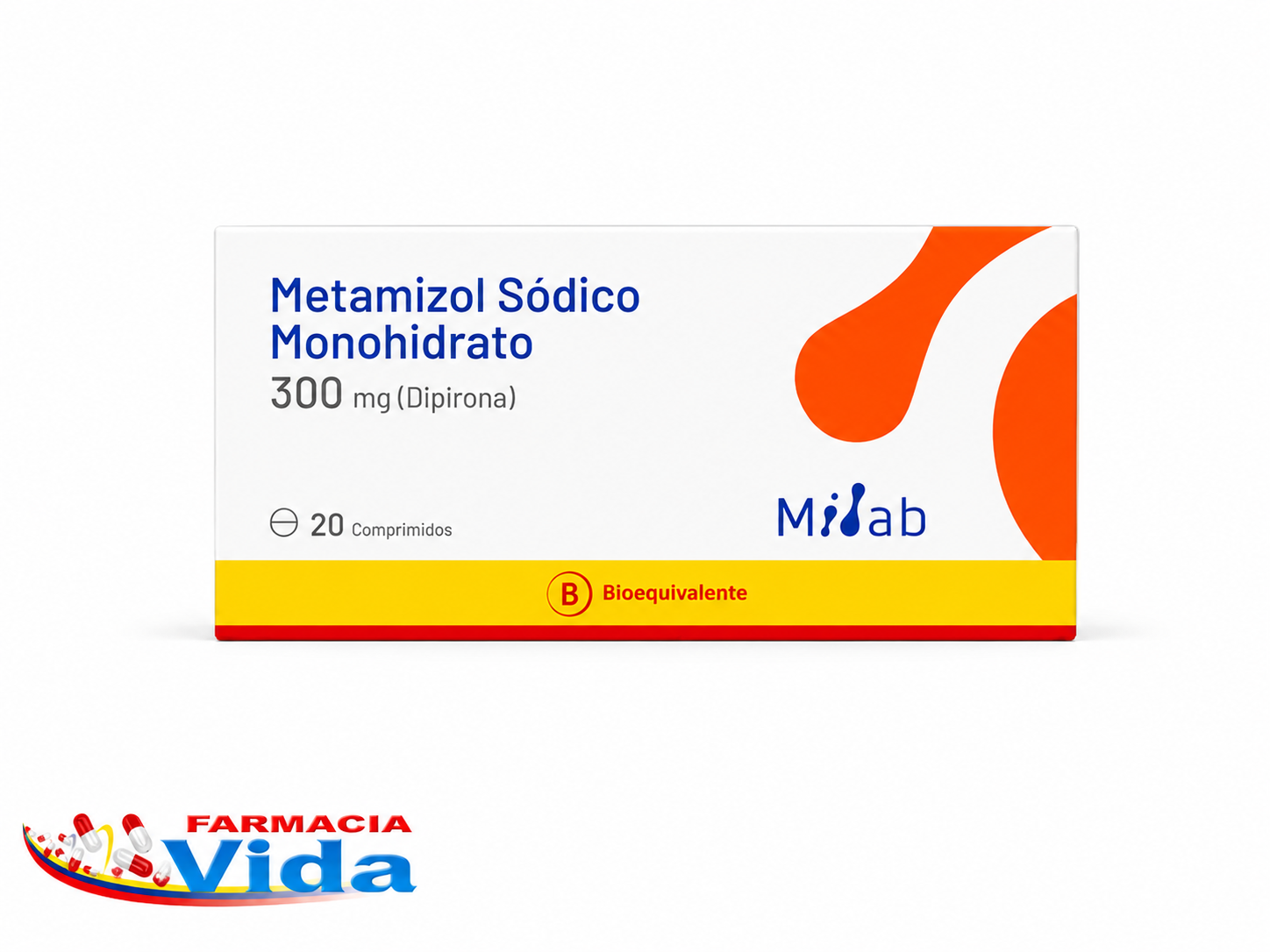 METAMIZOL SODICO MONOHIDRATO X 300 MG X 20