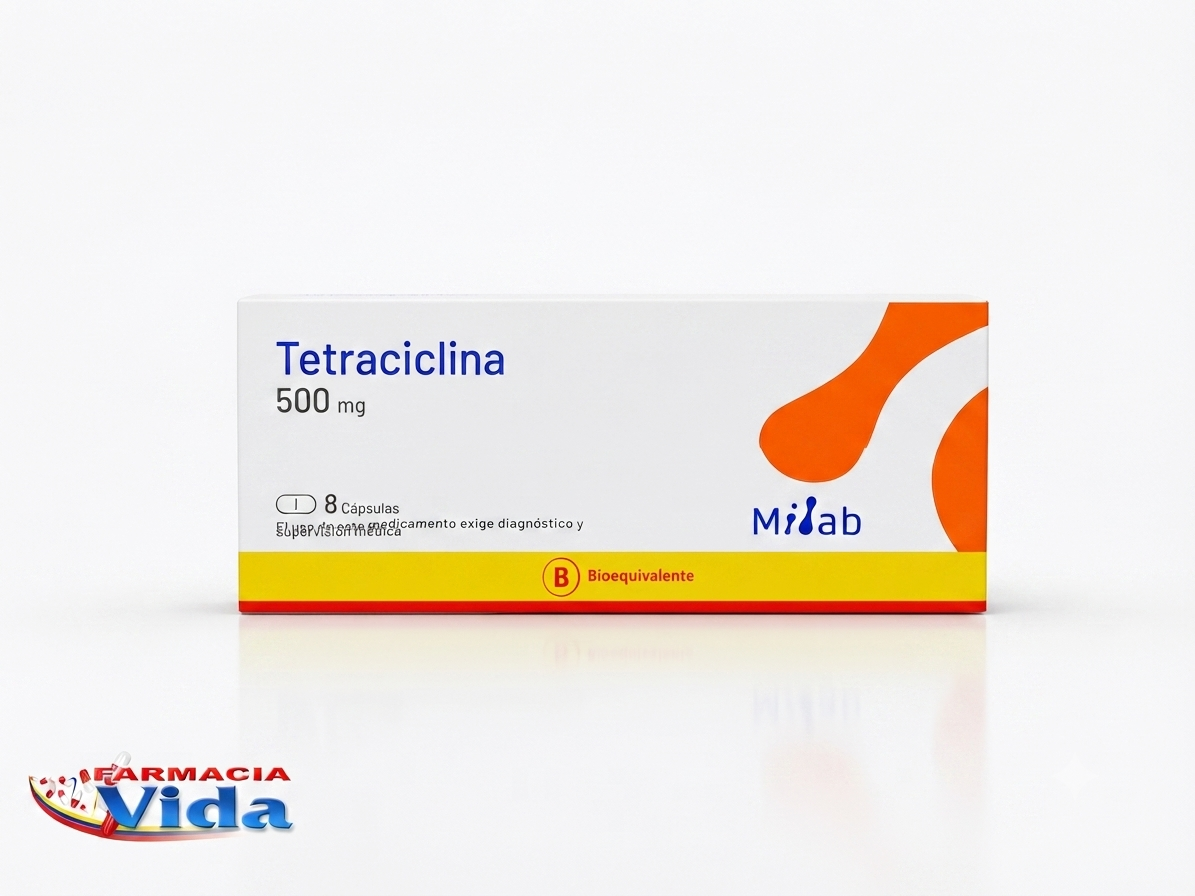 TETRACICLINA  500 MG  8 CAPS  199151