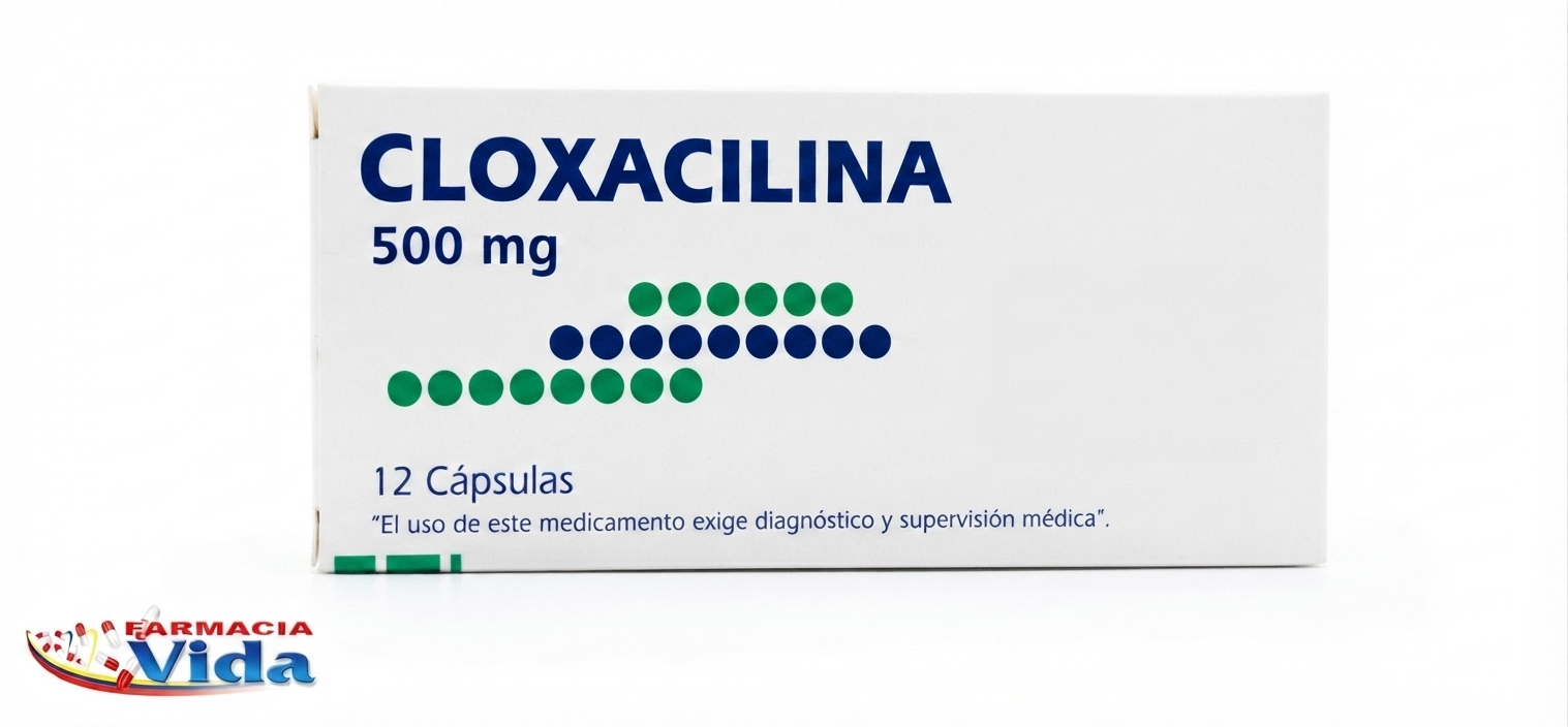 CLOXACILINA 500 MG X 12 CAPS 