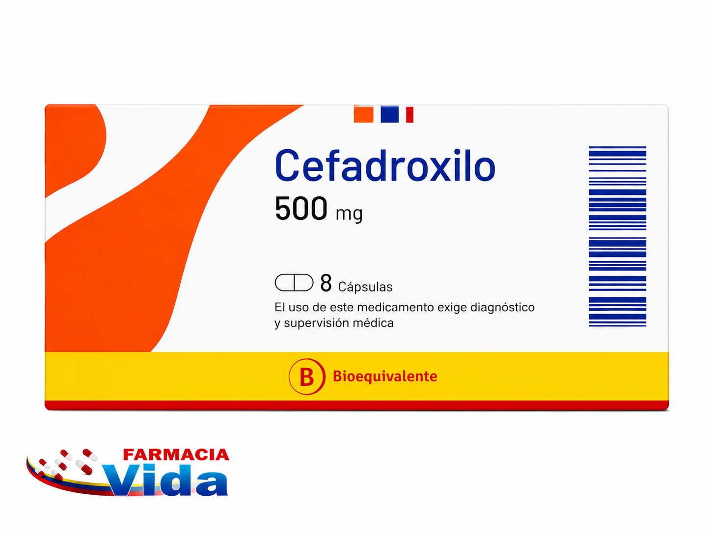 CEFADROXILO BE. 500MG CAPS. X 8