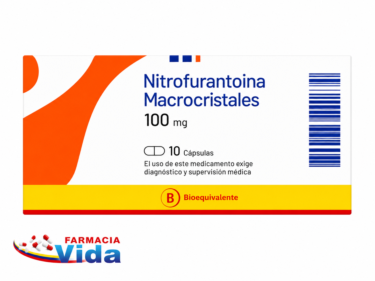 NITROFURANTOINA MACRO X 10 CAPS