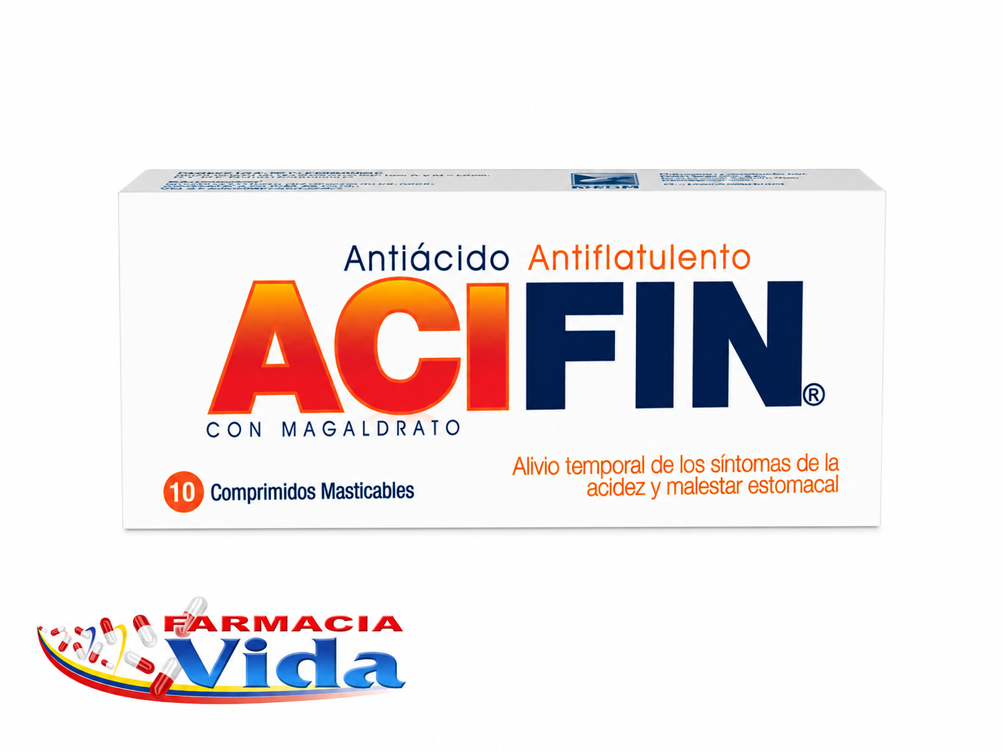 ACIFIN  MASTICABLE MAGALDRATO, SIMETICONA
