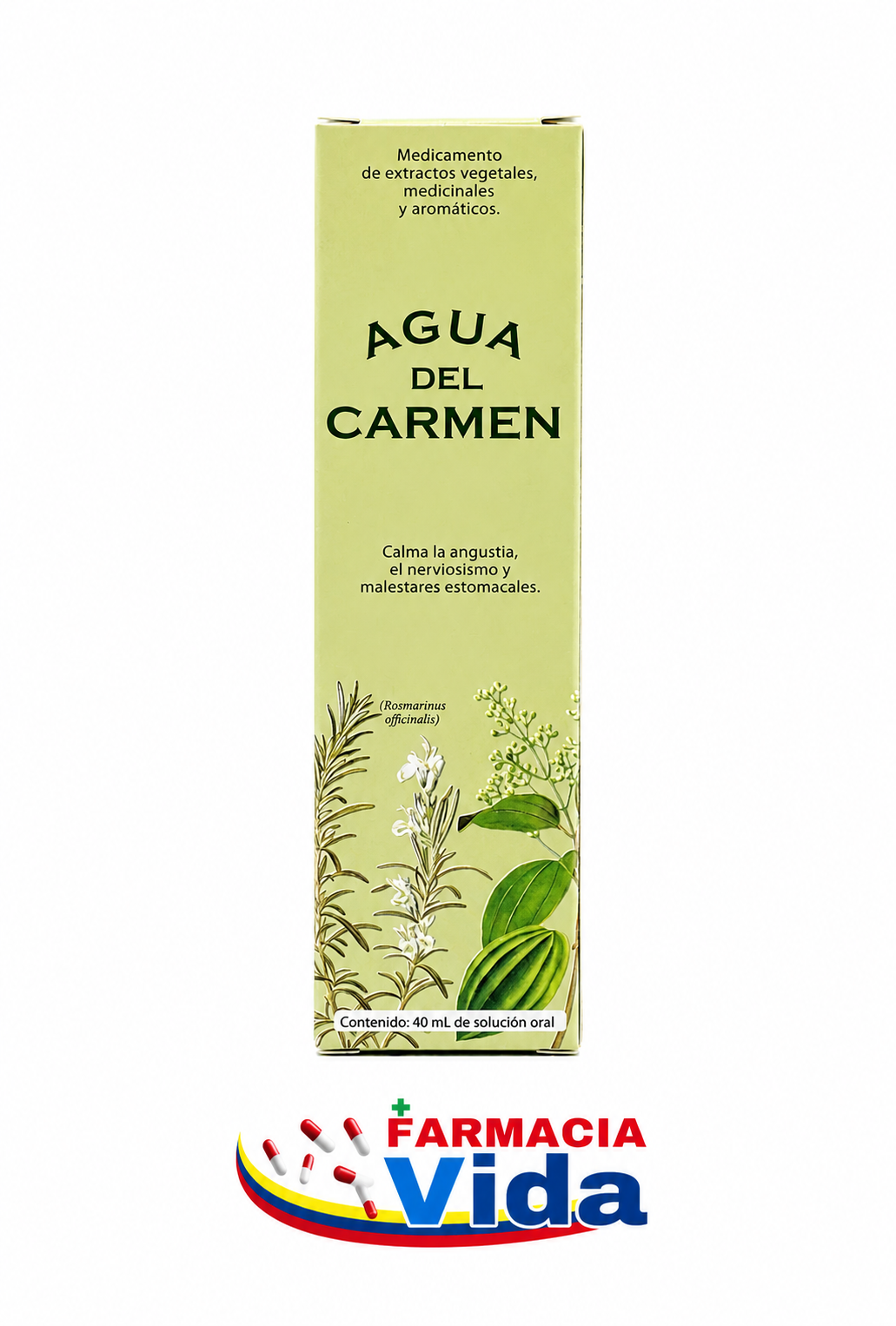 AGUA DEL CARMEN  40 ML  041003