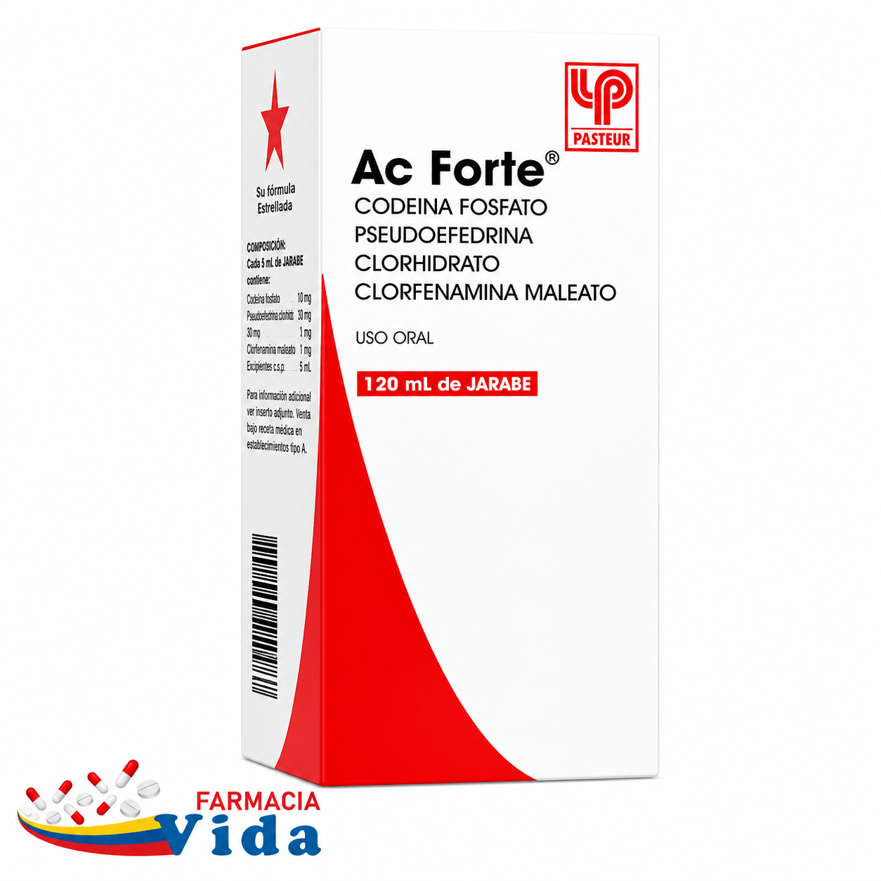 AC  FORTE JARABE X 120 MLCLORFENAMINA MALEATO ; CO