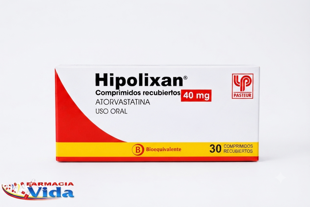 HIPOLIXAN 40MG X30 COM REC ATORVASTATINA