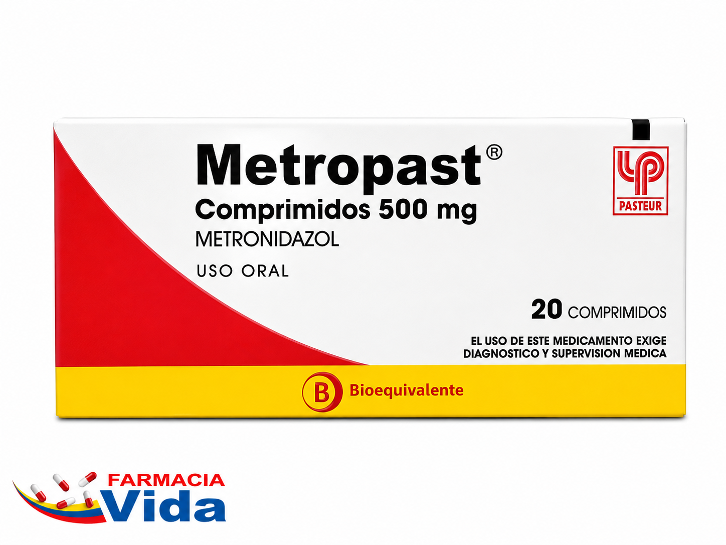 METROPAST 500 MG X 20 METRONIDAZOL