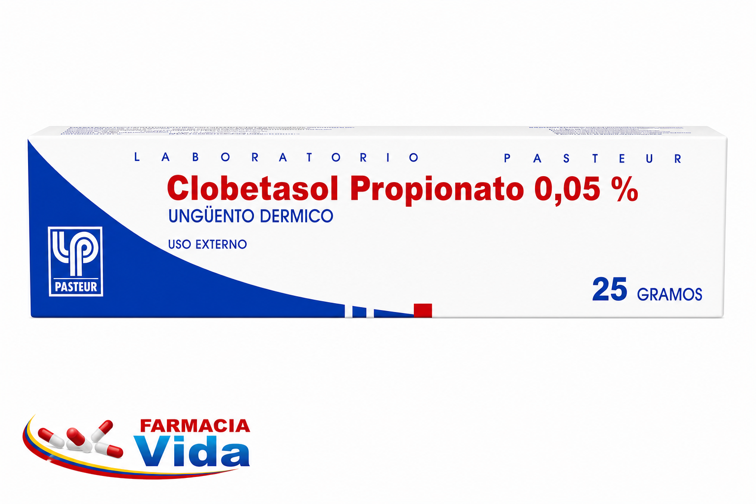 CLOBETASOL 0.05% UNGÜENTO X 25 GR