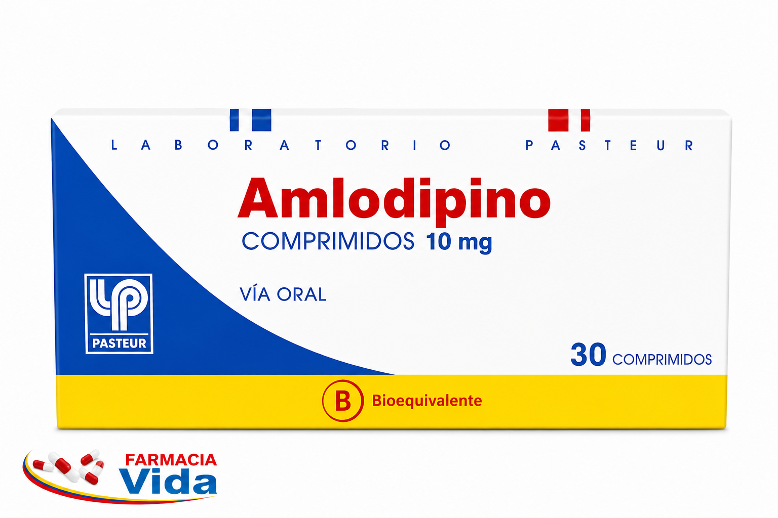 AMLODIPINO 10MG X 30 COM
