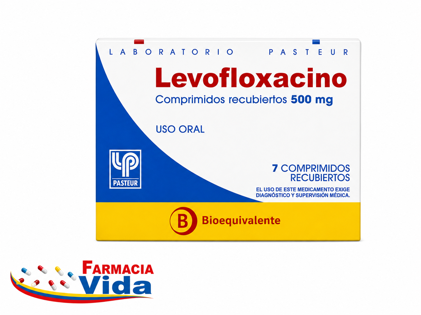 LEVOFLOXACINO 500MG 7COMP  264913