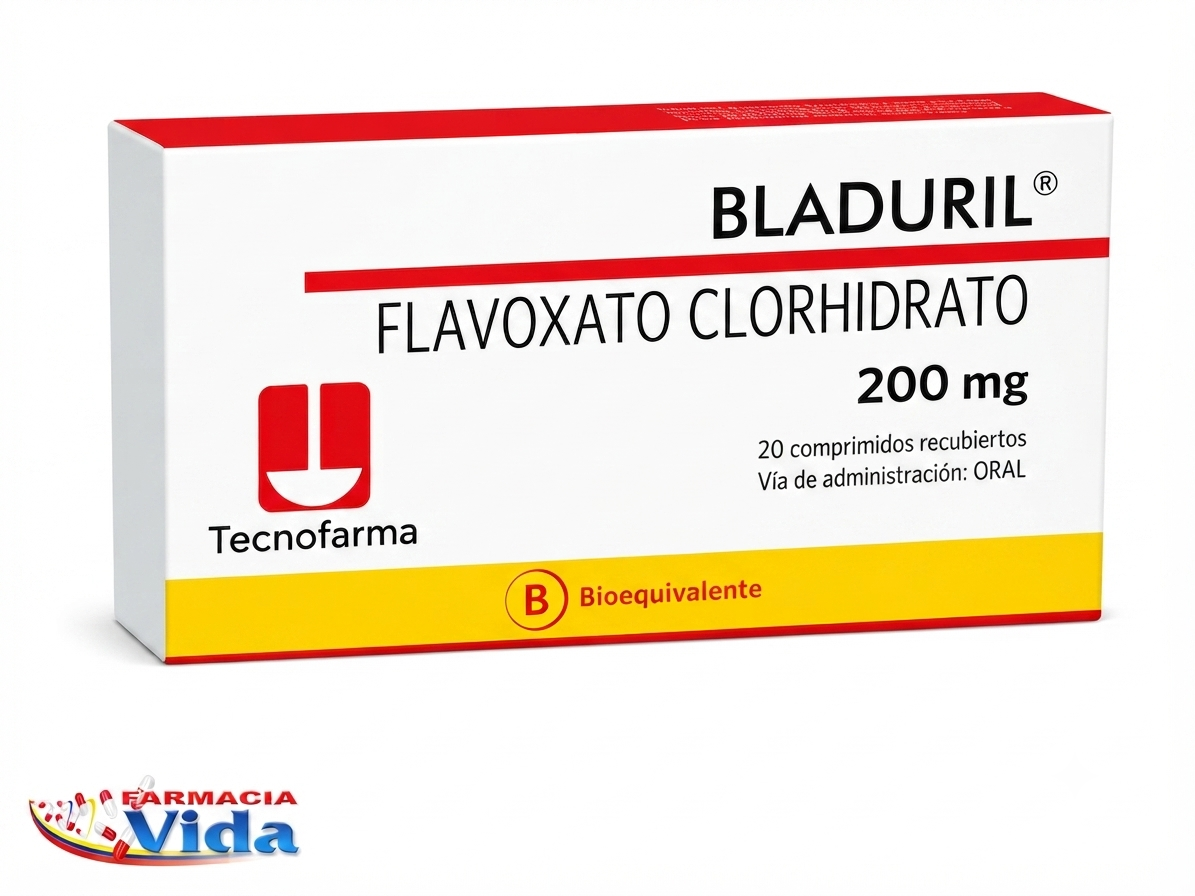 BLADURIL  200 MG 20 GRA FLAVOXATO.