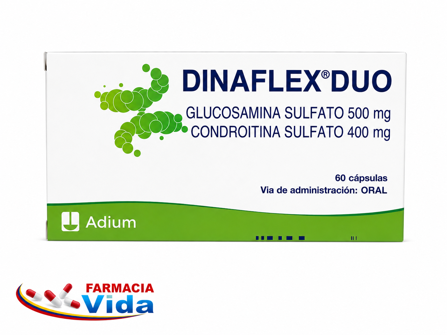 DINAFLEX  DUO 500MG + 400MG CAPS. X 60