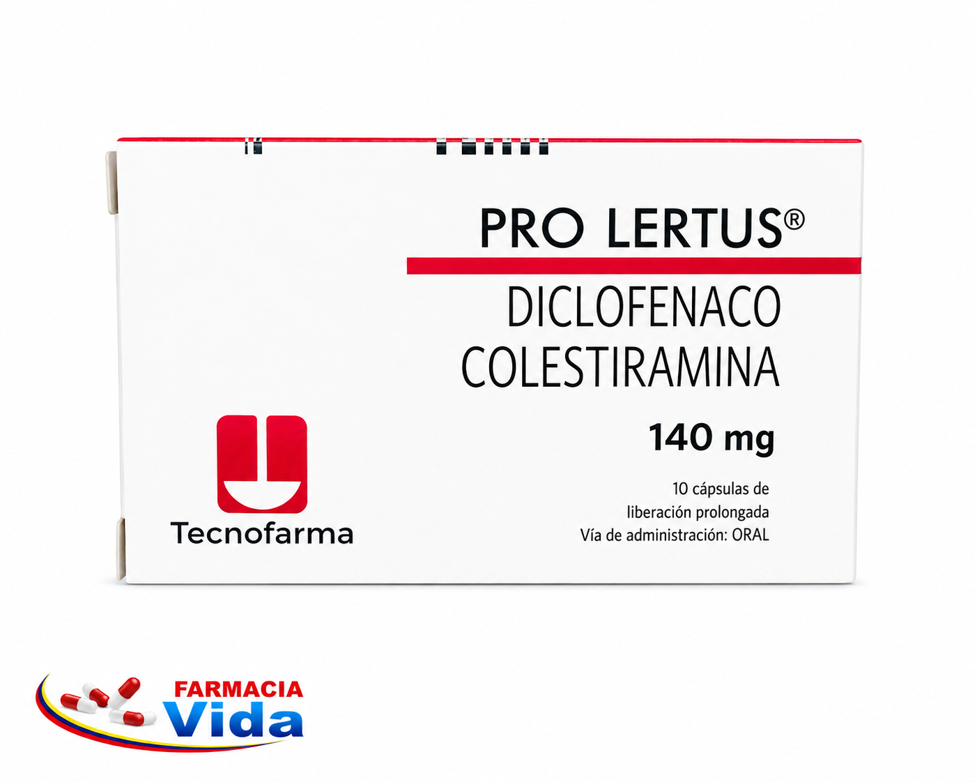 PRO LERTUS 140 MG 10DICLOFENACO
