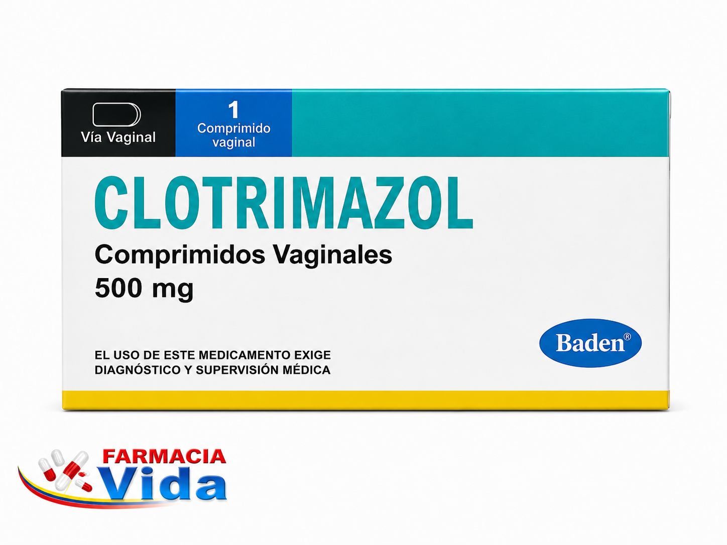 CLOTRIMAZOL VAGINAL 500 MG X 1COMP.