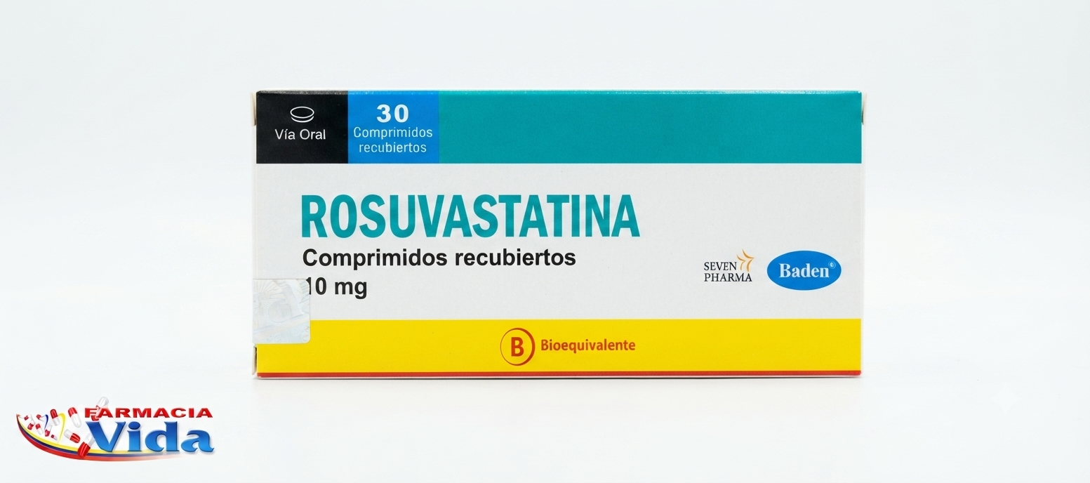ROSUVASTATINA 10 MG X 30 COMP REC