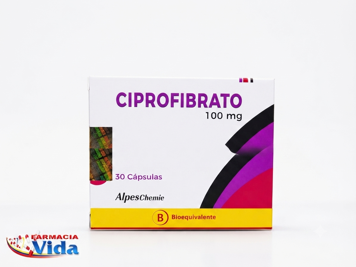 CIPROFIBRATO 100 MG X 30 CAP