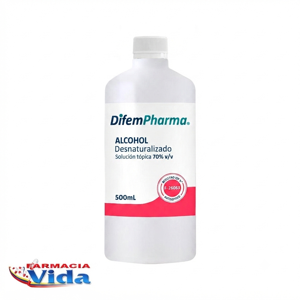 ALCOHOL DESNAT 70%  X 500 ML