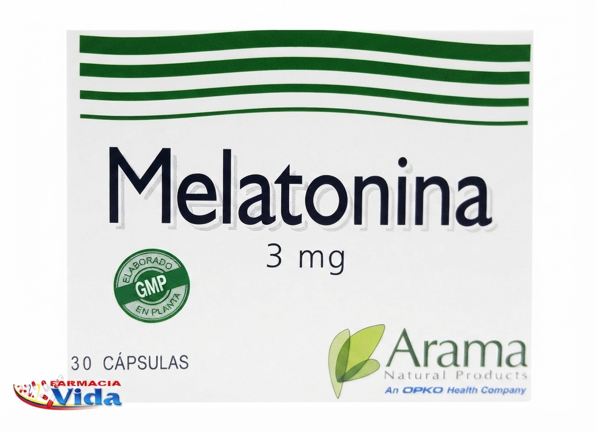 MELATONINA 3 MG X 30 CAPS