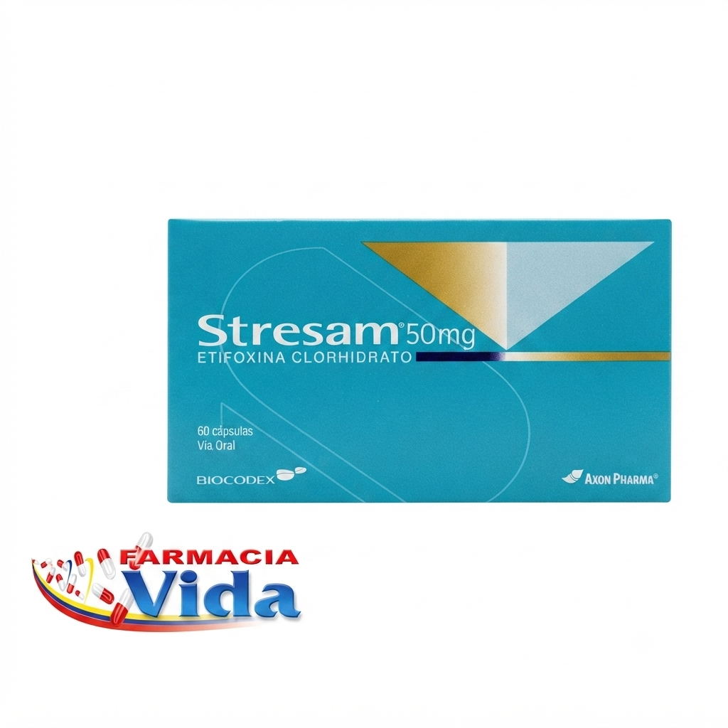 STRESAM 50MG X 60CAP  ETIFOXINA 