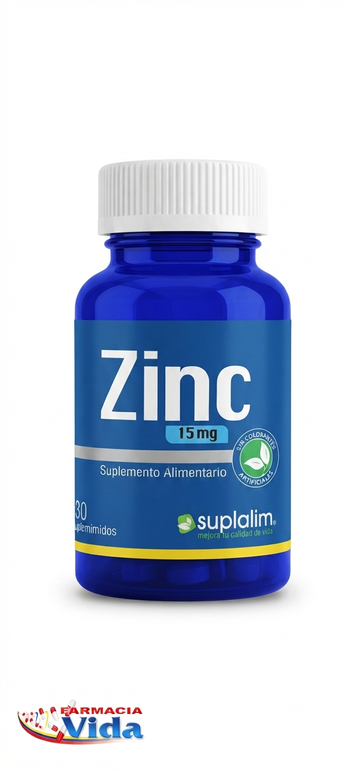 ZINC SUPLEM 15MG 30CAP BLANDAS