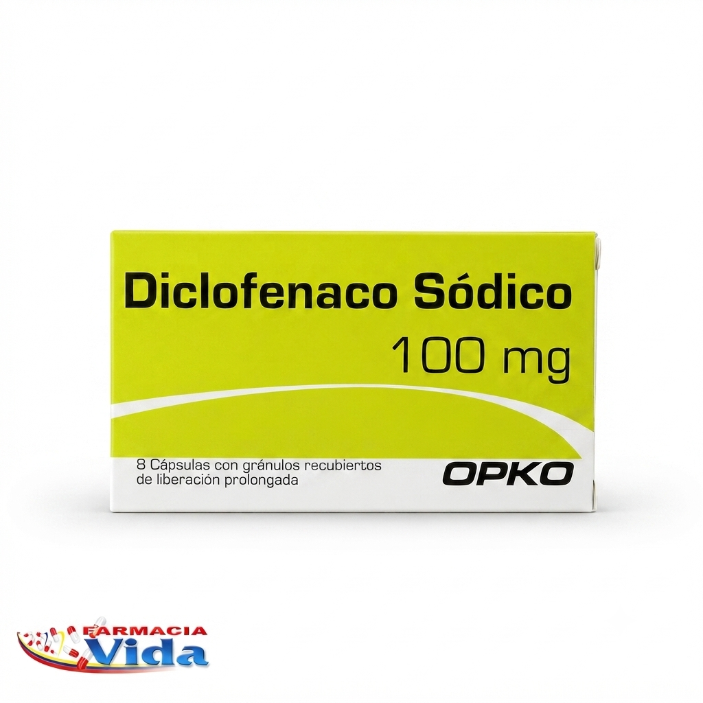 DICLOFENACO 100 MG  X 8 CAP. 
