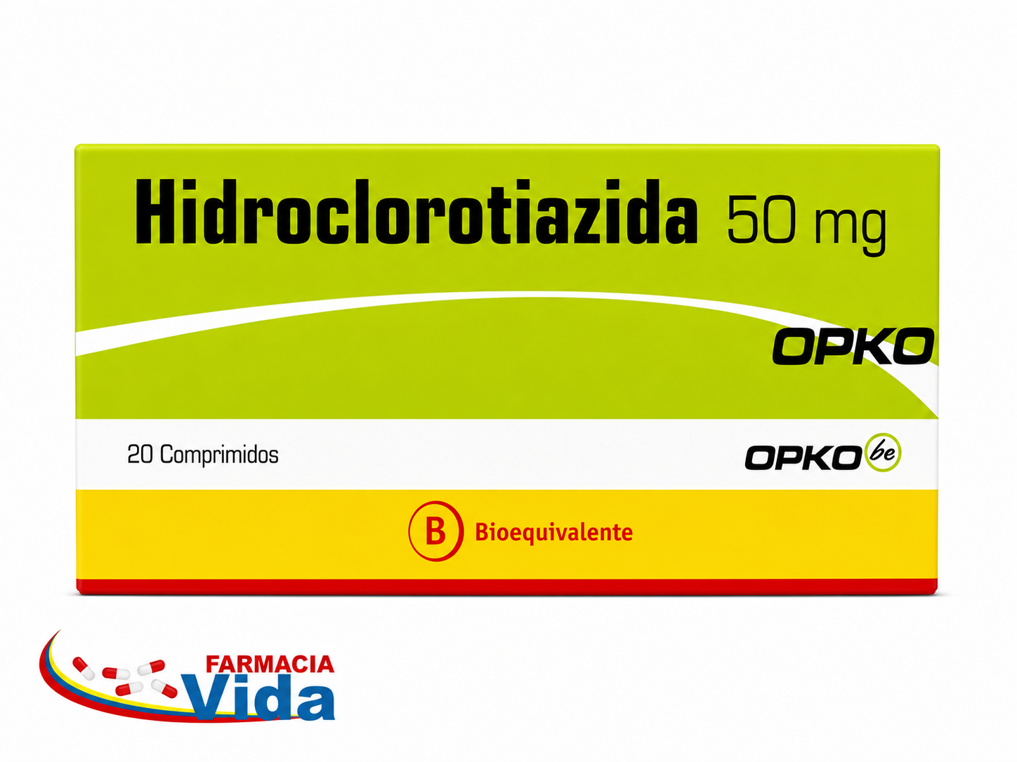 HIDROCLOROTIAZIDA 50 MG 20 COMP 