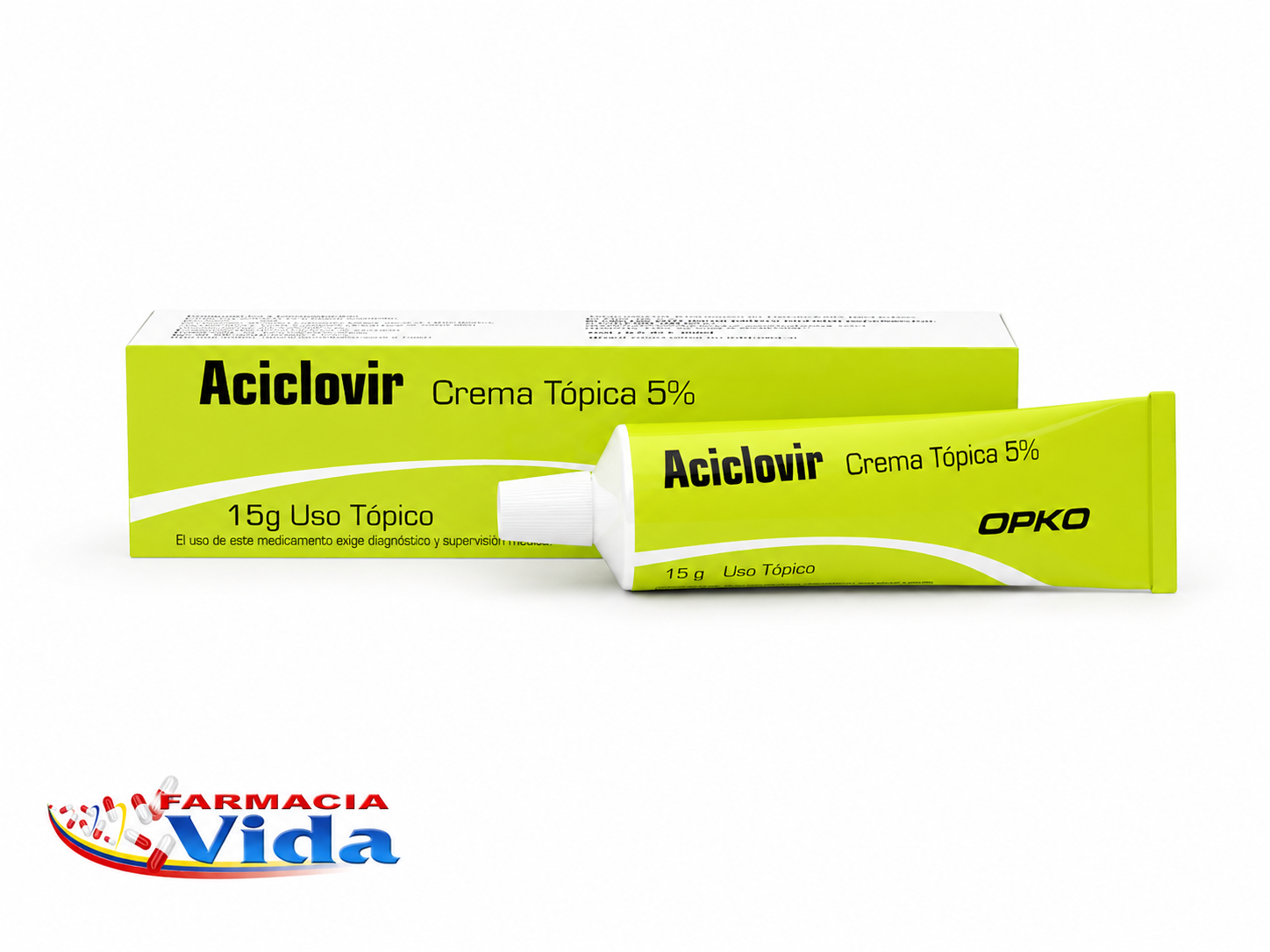 ACICLOVIR CREMA TOPICA  15 GR.  OPKO