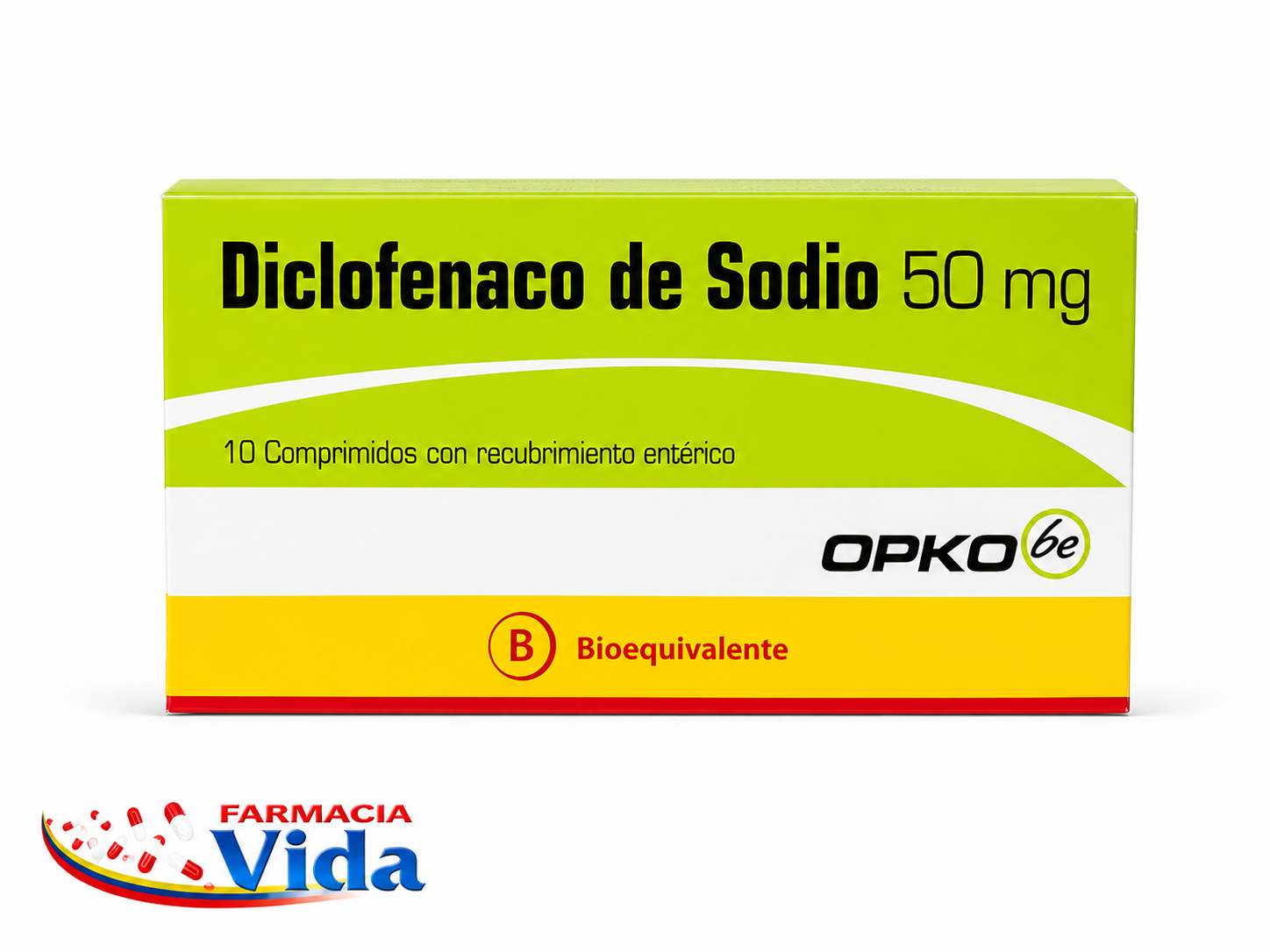 DICLOFENACO SODICO 50MG 10 COMPRIMIDOS