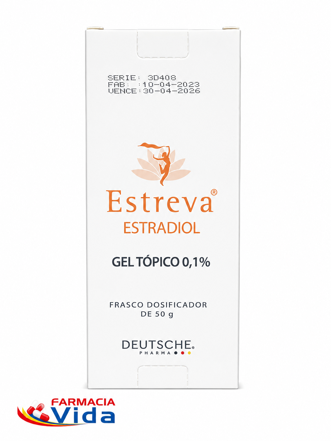 ESTREVA 1% ESTRADIOL GEL 50GR
