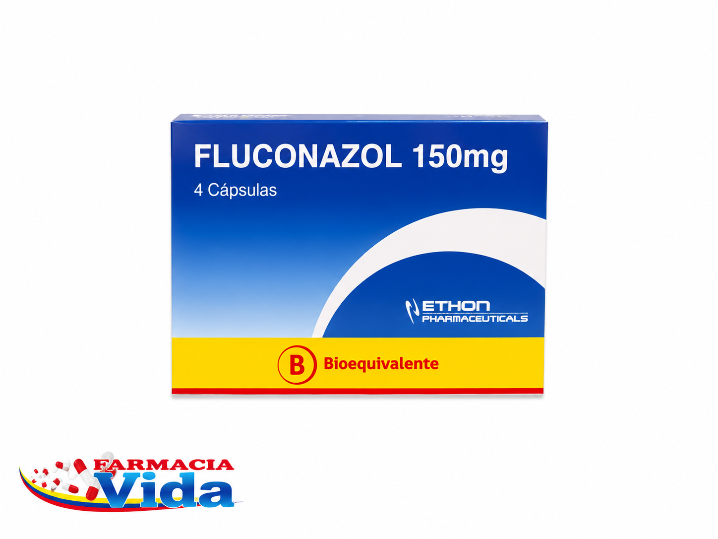 FLUCONAZOL 150 MG X4 CAPS ETHON