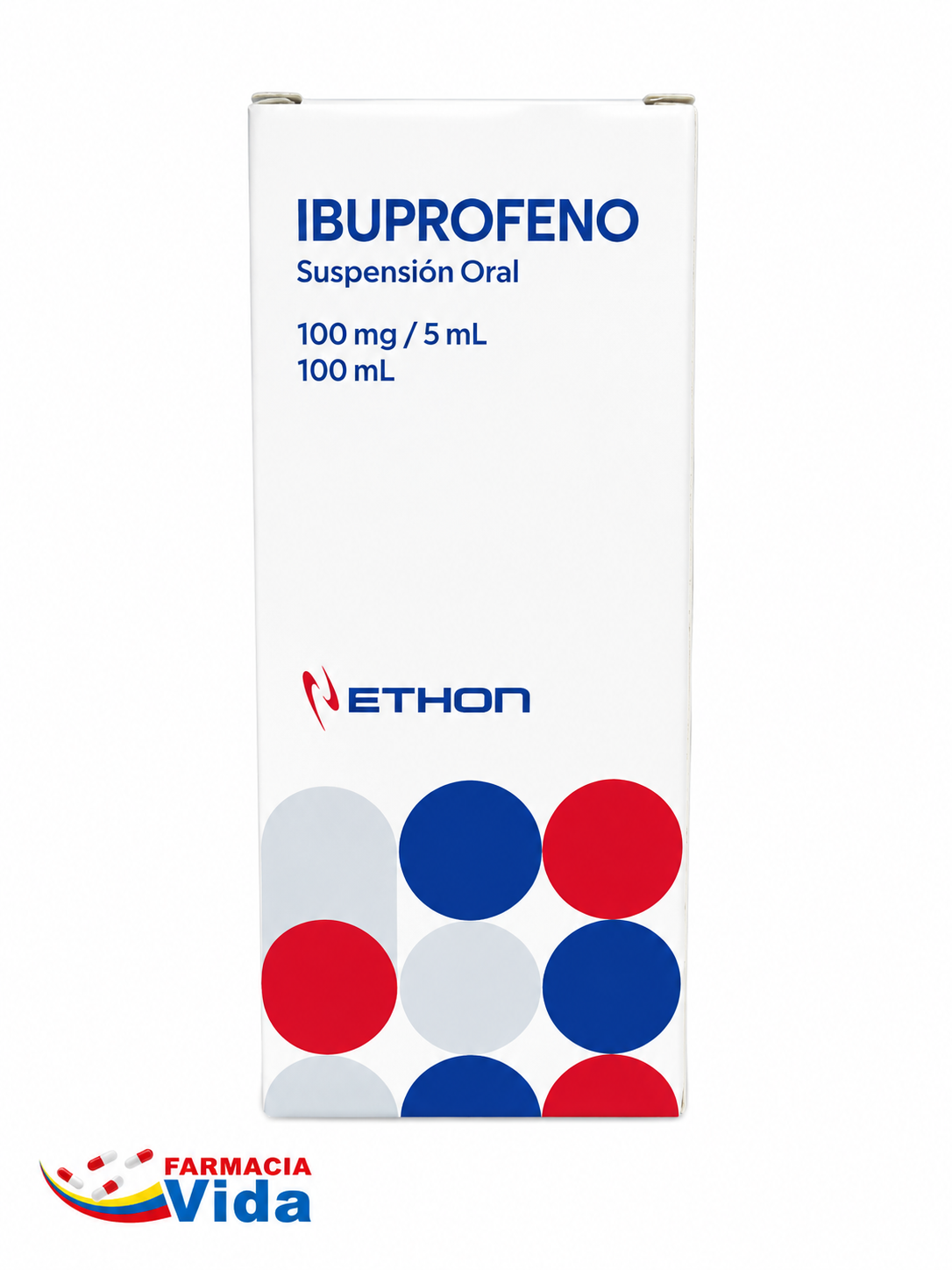 IBUPROFENO. SUNPESION ORAL 100 MG 5 ML