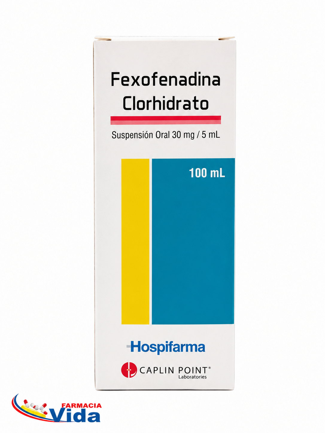 FEXOFENATINA CLORHIDRATO 30MG/5ML X100ML