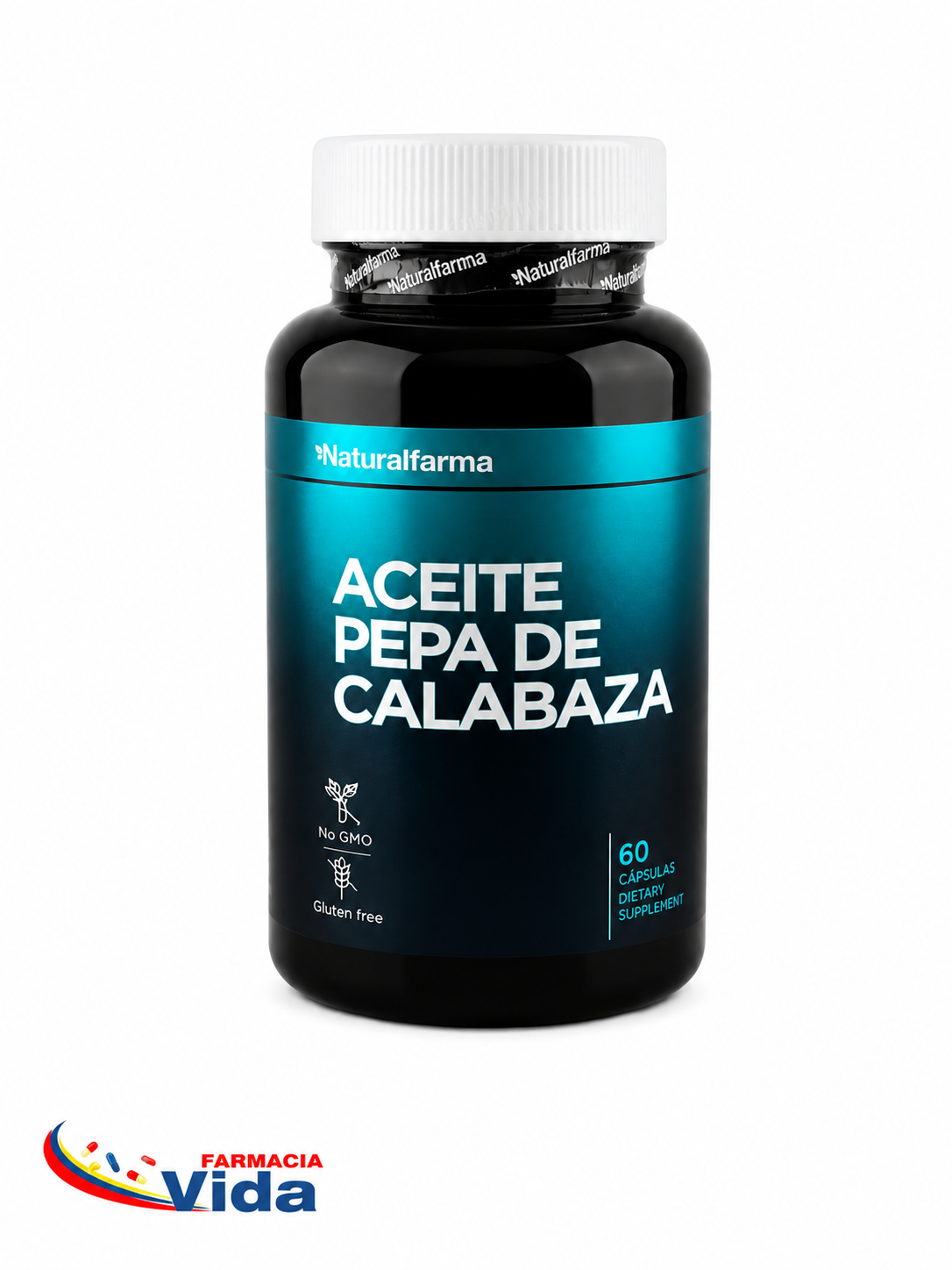 ACEITE PEPA DE CALABAZA 1  GR. FRASCO X 60 CAP.