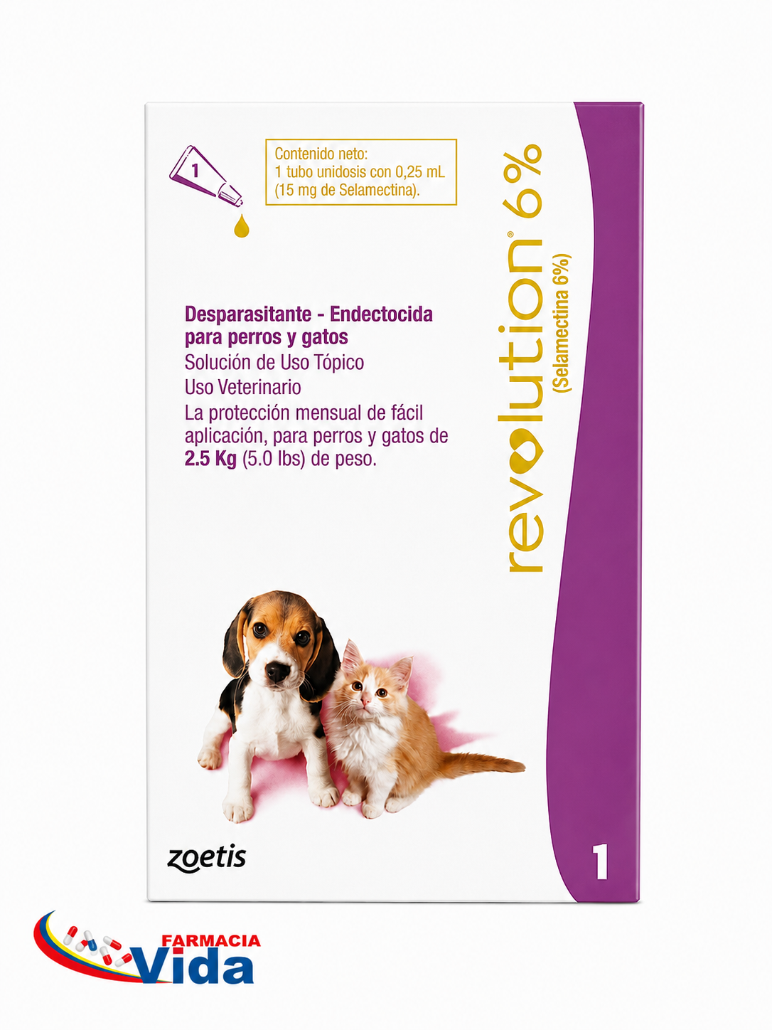 V-REVOLUTION 6% . GATO- PERRO  0- 2,5 KG X 1
