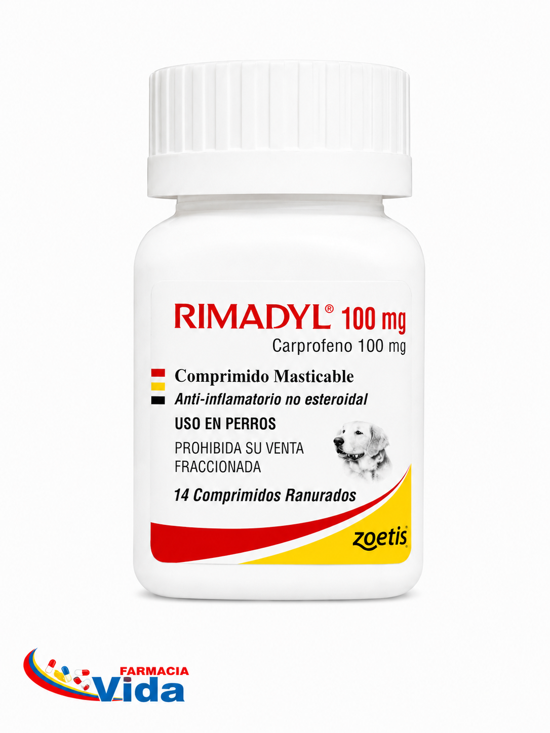 V  RIMADYL 100MG X 14 COMP CARPROFENO: