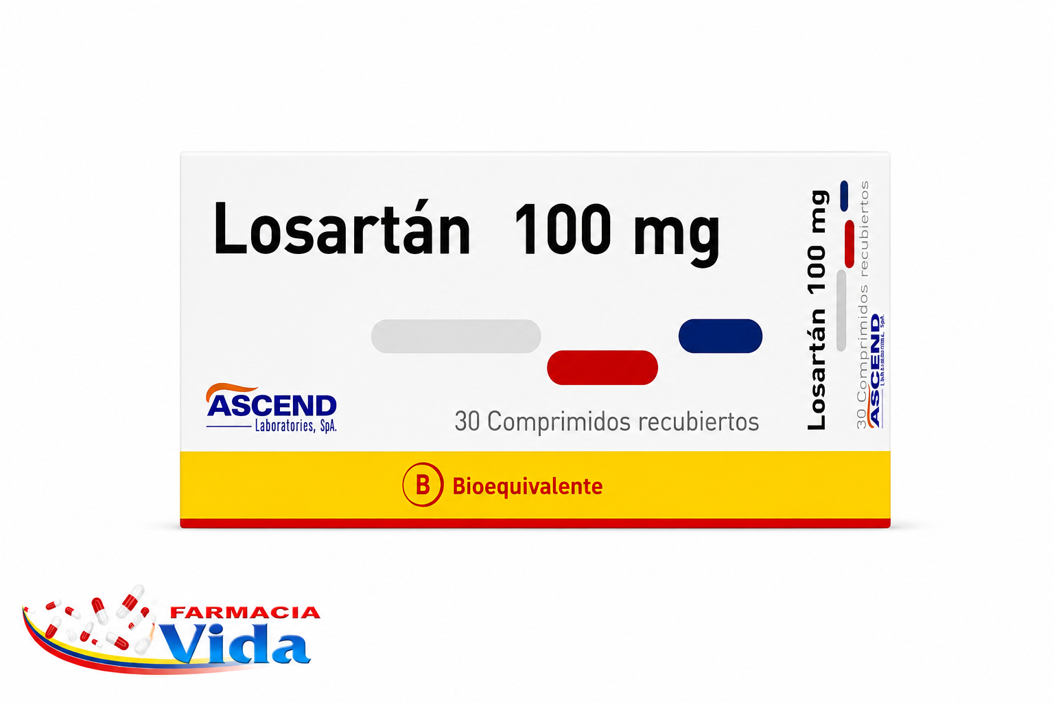 LOSARTÁN POTÁSICO 100 MG X 30 COMP
