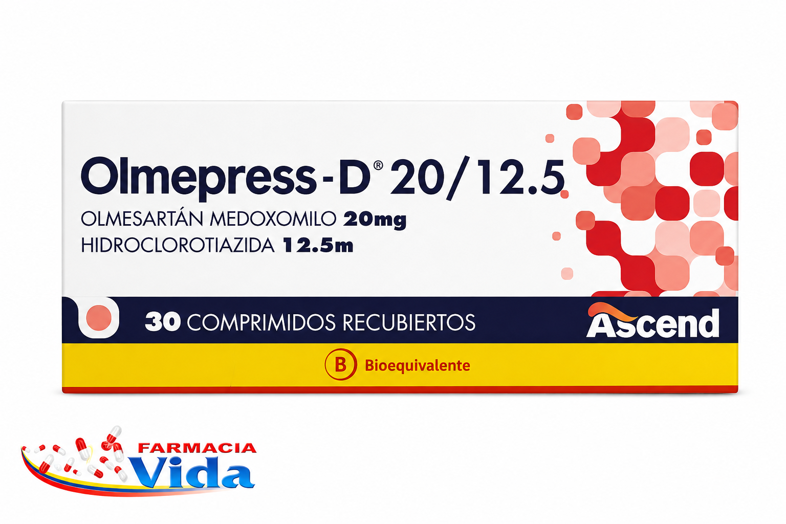 OLMEPRESS D-20/12,5 OLMESARTÁN MEDOXOMILO 