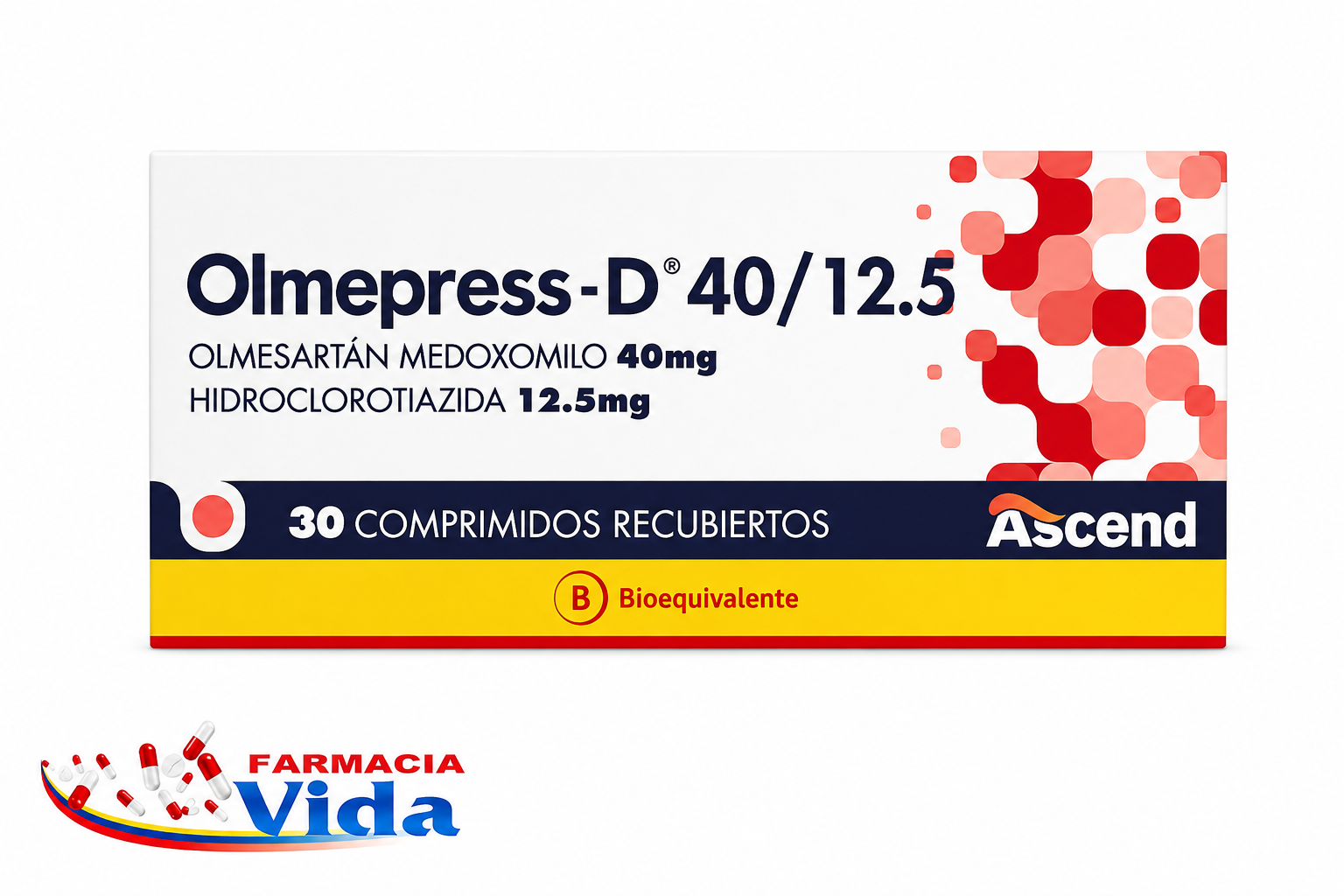OLMEPRESS-D40/12.5 OLMESARTAN/HIDROCLOROTIAZIDAX30