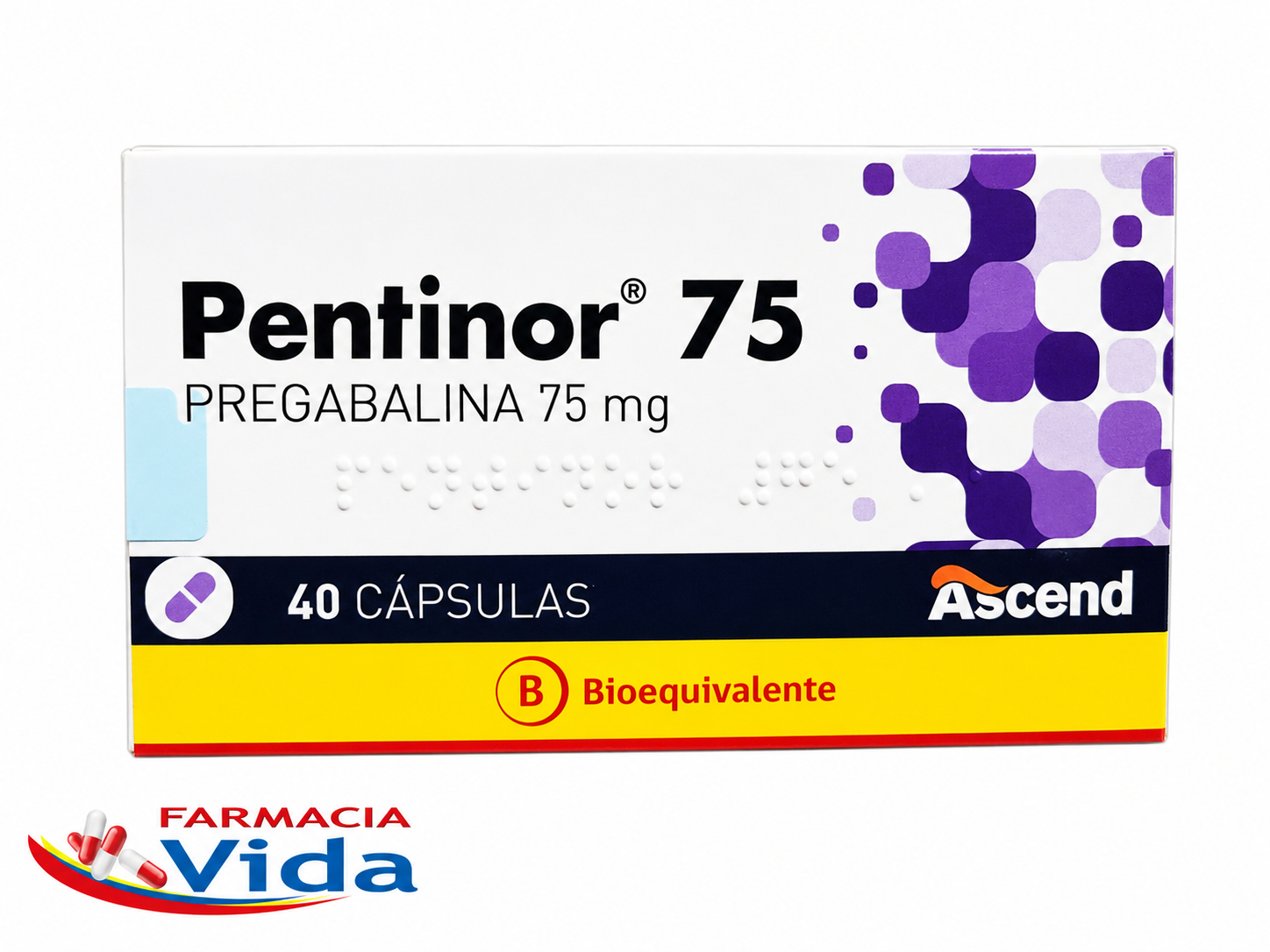 PENTINOR 75MG X 40 .PREGABALINA