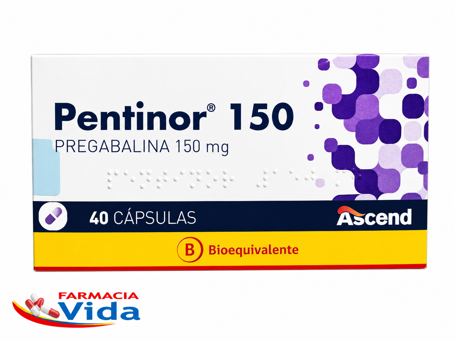 PENTINOR 150MG X 40.PREGABALINA