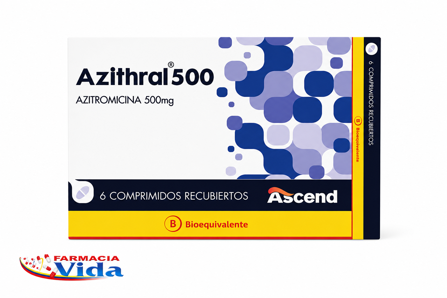 AZITHRAL COM.500MG.6  AZITROMICINA