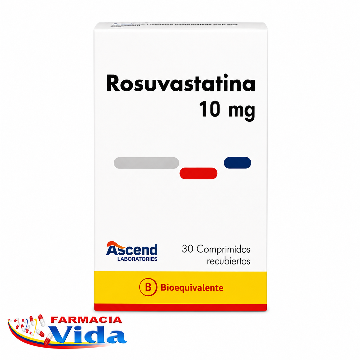 ROSUVASTATINA 10 MG X 30 COM REC