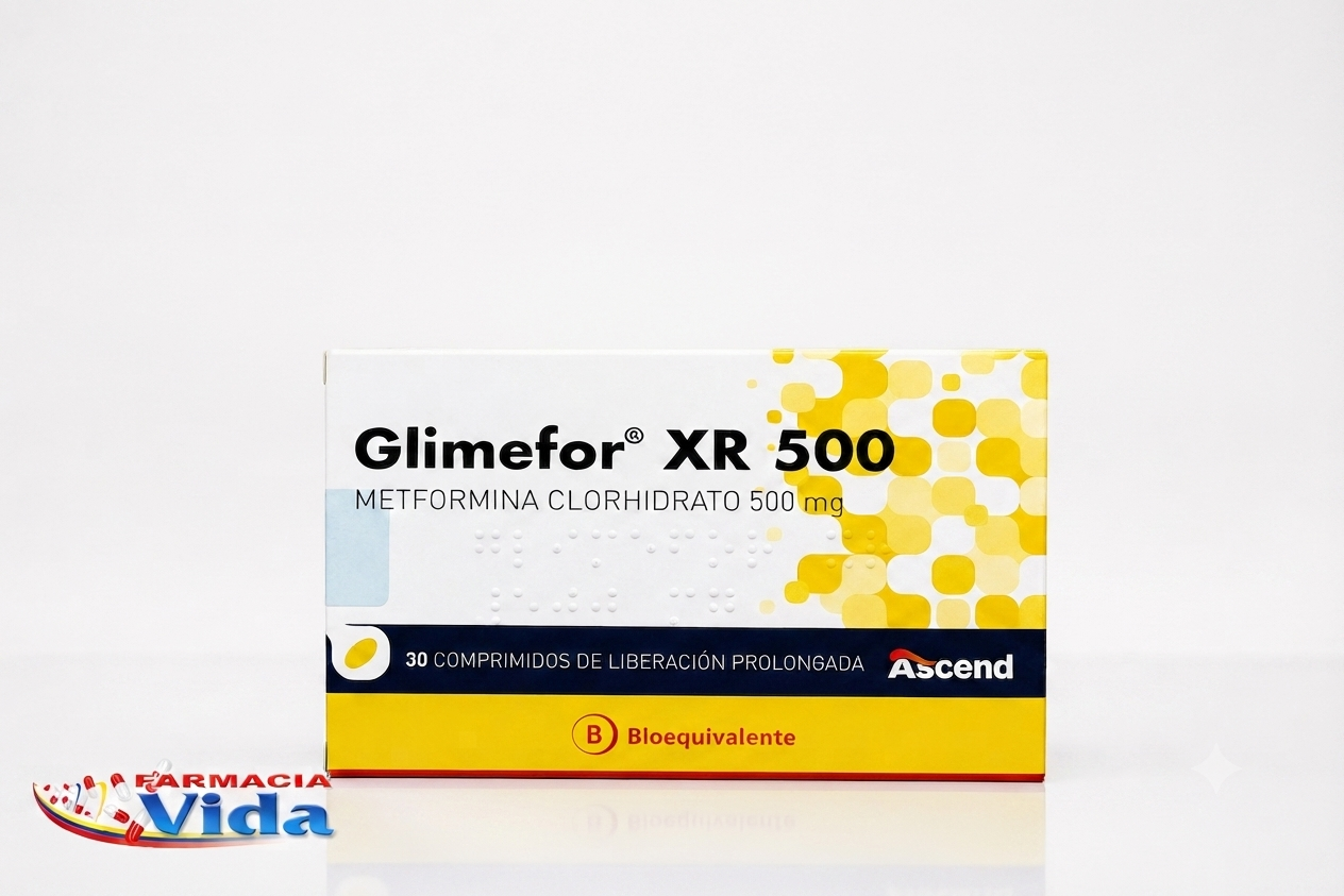 GLIMEFOR 500MG XR METFORMINA CLO  30COM R