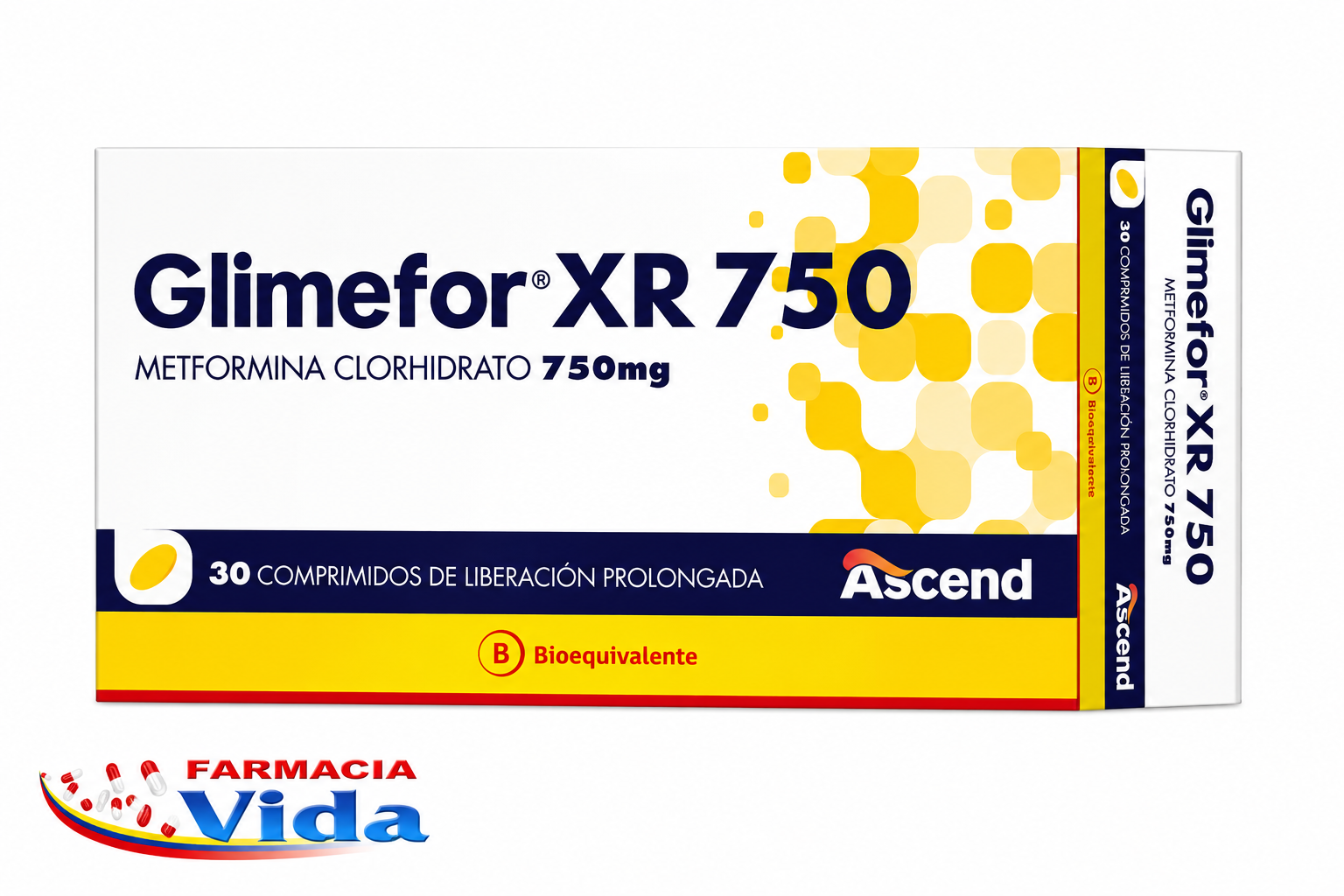 GLIMEFOR XR750MG  METFORMINA CLORHIDRATO 