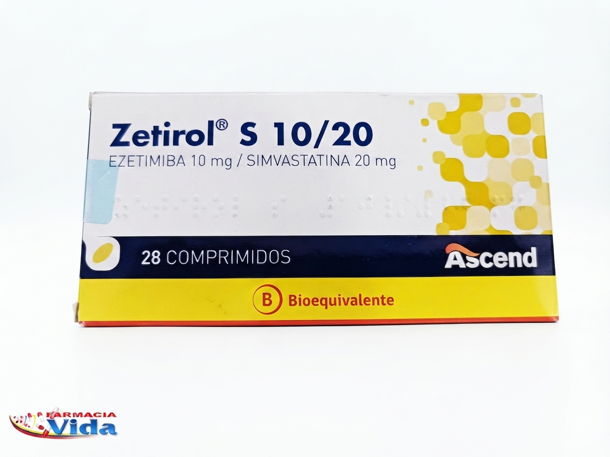 ZETIROL. S 10/20 MG  X 28 COM