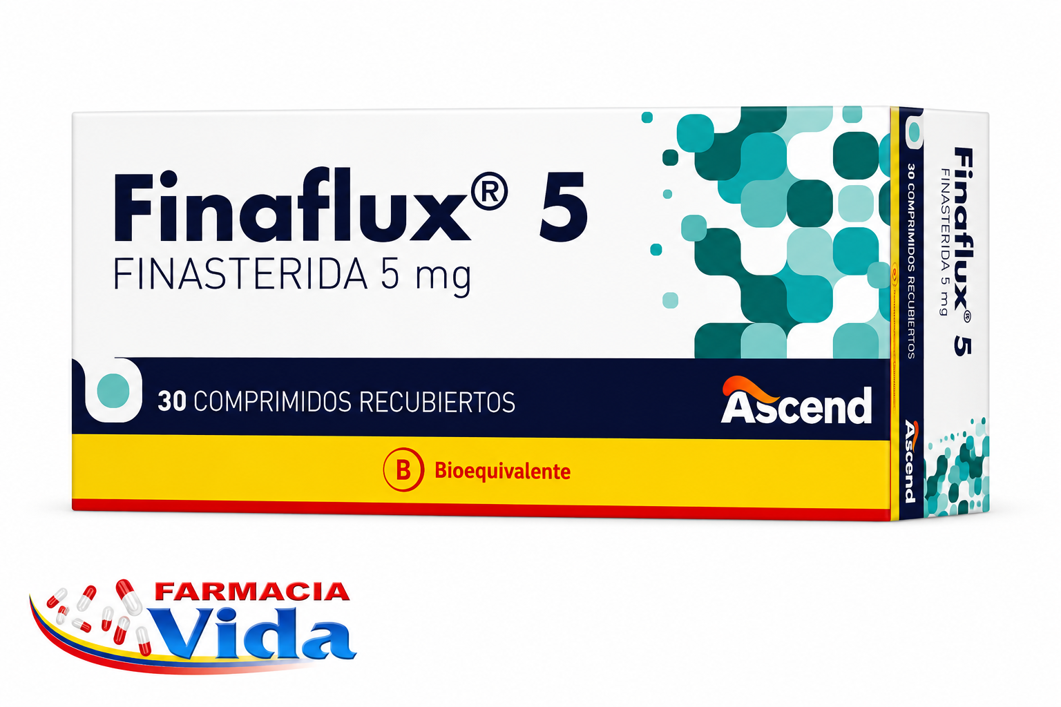 FINAFLUX 5 FINASTERIDA 5MG X 30 COM REC