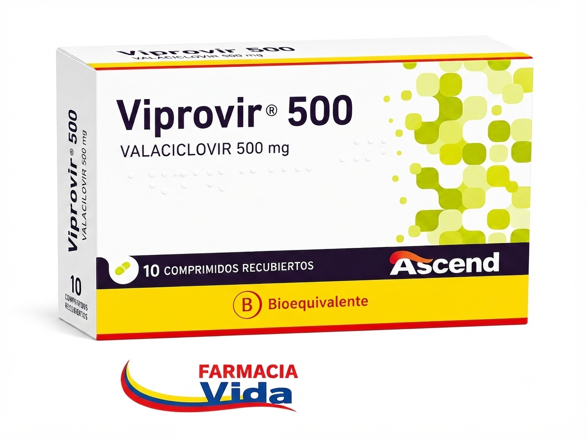 VIPROVIR COMREC.500MG.10.VALACICLOVIR