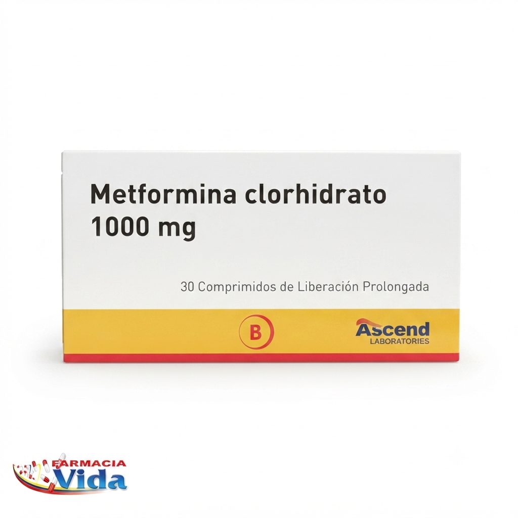 METFORMINA 1000MG X 30 COM 