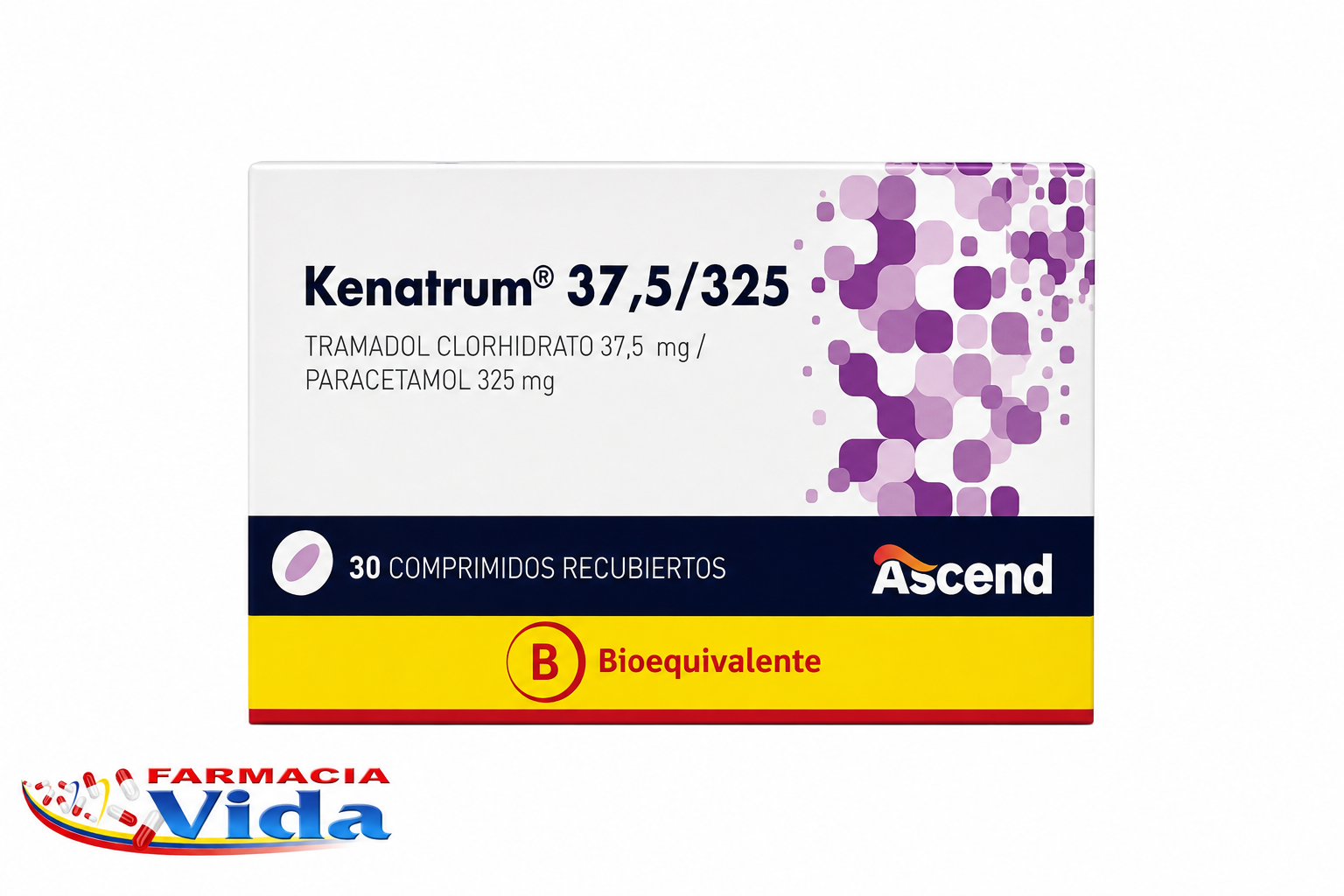 KENATRUM 37,5/325  X 30 COM REC 
