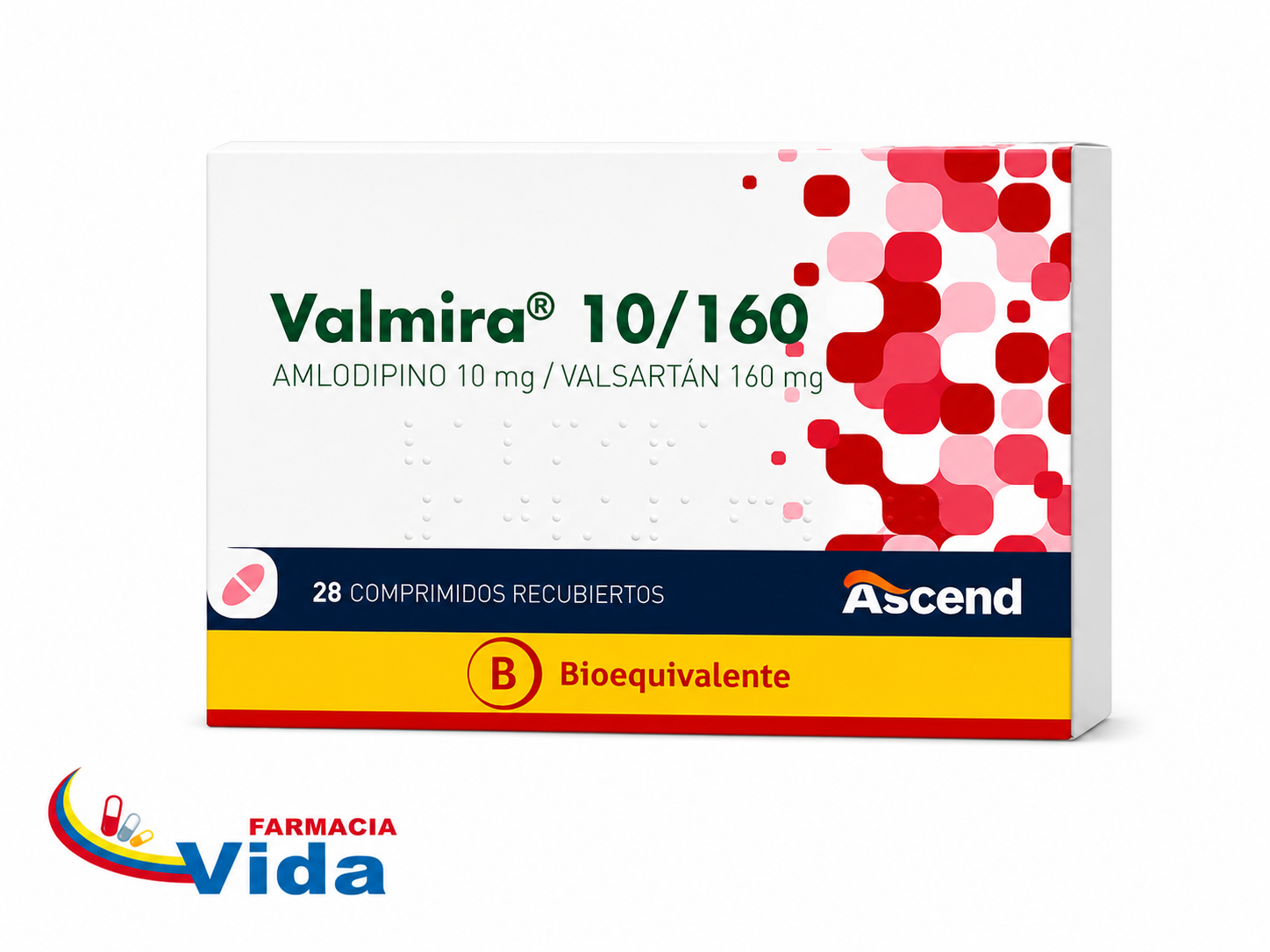 VALMIRA AMLODIPINO 10MG/VALSARTAN 160 MG 28 COMP